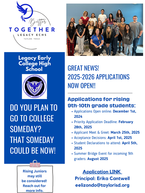 timeline flyer